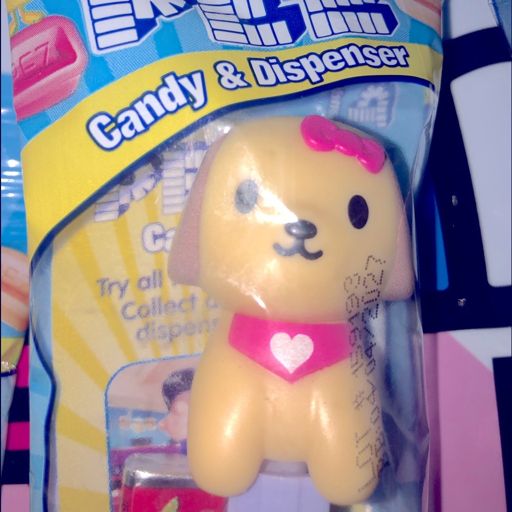 Hello Kitty Pink Pez Dispenser Doggie